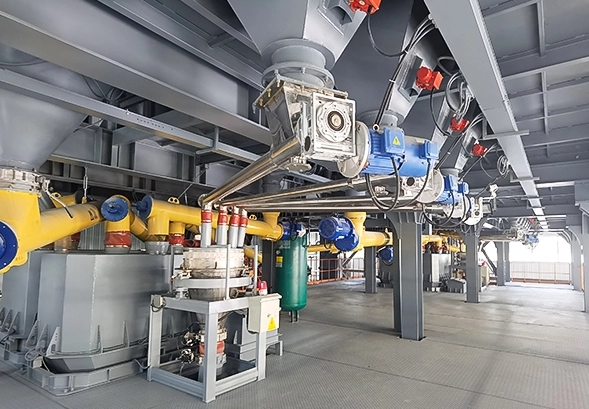 中青林重工干粉砂漿生產(chǎn)線